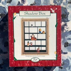 Mirrored Shadow Box w/glass door